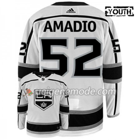 Kinder Eishockey Los Angeles Kings Trikot MICHAEL AMADIO 52 Adidas Weiß Authentic